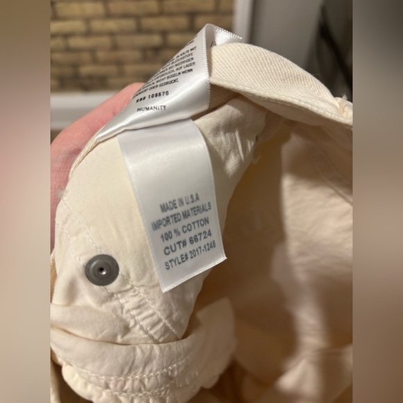 new Citizens of Humanity gaucho wide leg barrel jeans in ecru marzipan wash - Picture 9 of 10